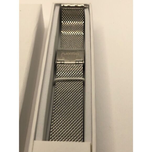 Rumba Mesh Silver Band Replacement Stainless Steel In Box PY22 - Picture 3 of 8